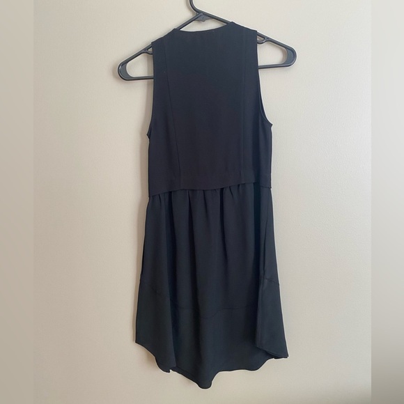 Aritzia Wilfred Black Silk Vignette Dress Size 00 - Picture 6 of 9